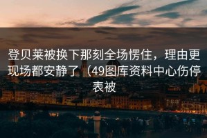 登贝莱被换下那刻全场愣住，理由更现场都安静了（49图库资料中心伤停表被